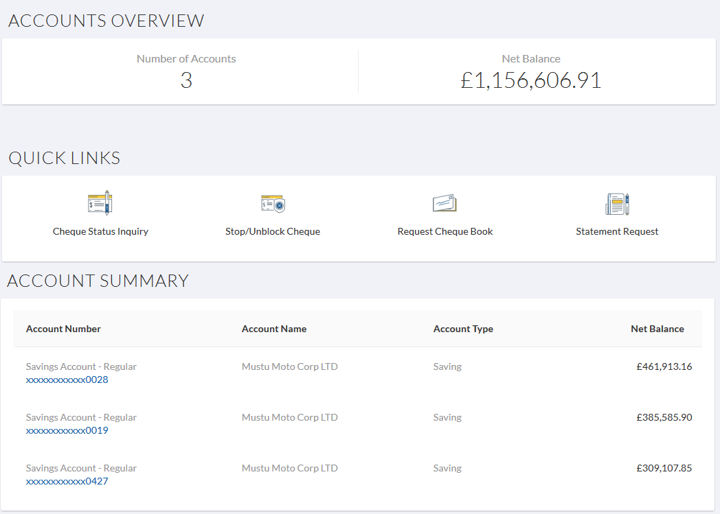 Accounts Overview