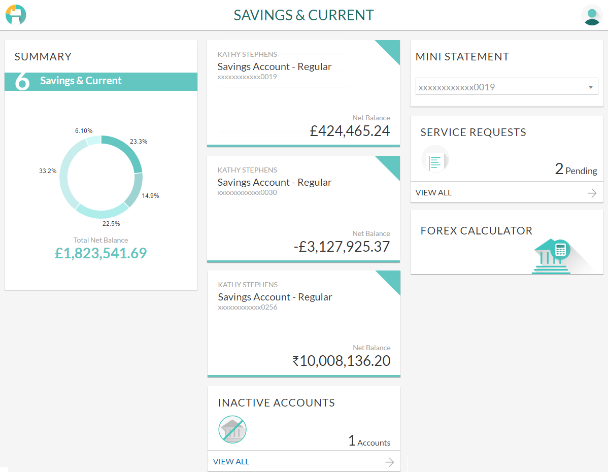 Accounts Dashboard